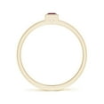thumbnail image 2 of ANGARA Natural Bezel-Set Solitaire Square Ruby Stackable Ring in 14K Yellow Gold for Women (Size-3mm) | July Birthstone Jewelry for Her, 2 of 9