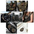 thumbnail image 2 of Renewold Horse Camo Hunting Forest Car Seat Cover Full Set Car Accessories 11 PCS, with Non-slip Steering Wheel Covers Seat Belt Cover Car Coasters Keychain Universal Fit Most Vehicles SUV Sedans, 2 of 7
