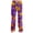 Dark Purple, variant on Soft Pajamas for Women Halloween Ghost Pumpkin Print Loose Drawstring Pj Pants Sleepwear