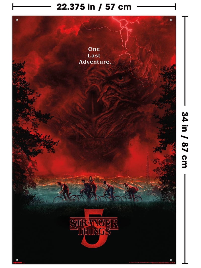 Netflixオリジナルシリーズ『STRANGER THINGS』ポスター Netflix Stranger Things: Season 5 (2025) - Key Art Wall Poster