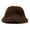 Coffee color, variant on Thicken Furry Bear Hat for Women Winter Skiing Cycling Oversized Ushanka Headwear with Ear Flaps