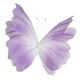 thumbnail image 2 of Mariposa de gasa decorativa para pared, enorme mariposa artificial de seda para ventana Púrpura, 2 of 9
