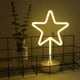 thumbnail image 1 of Luces de estrellas LED Letreros de neón Luces con base Luces de noche LED Luces de neón USB Funcionamiento con pilas Luces de noche Decoración para Navidad, cumpleaños, Livin, 1 of 5