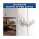 thumbnail image 4 of "2pccerradura Simoogl Níquel Satinado Para Puerta De Recámara BELUG  Gris ", 4 of 5