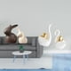 thumbnail image 2 of Estatua de cerámica,Juego de estatuas de cerámica para decoración de mesa de oficina en casa,estatua de cisne,Estatuas y figuritas de cisne de cerámica modernas Esculturas,Escultura de, 2 of 8