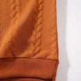 thumbnail image 4 of pstuiky camisas de hombre de manga larga, Blusa/camiseta informal y moderna de color liso con cuello redondo y manga larga para hombre top de hombre m, 4 of 9