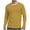 Yellow, variant on Klisyaur Striped Shirts for Mens Long Sleeve Crew Neck Casual Comfortable Fashion Soft Tee Regular Tops
