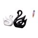 thumbnail image 5 of Escultura De Pareja De Cisnes De Porcelana Con Muñeca Geisha Kabuki Asiática, Kimono Japonés, Elegante Animal Coleccionable Para Oficina, Hogar, Dormitorio, Decoración, Accesorios Para Casa, 5 of 8