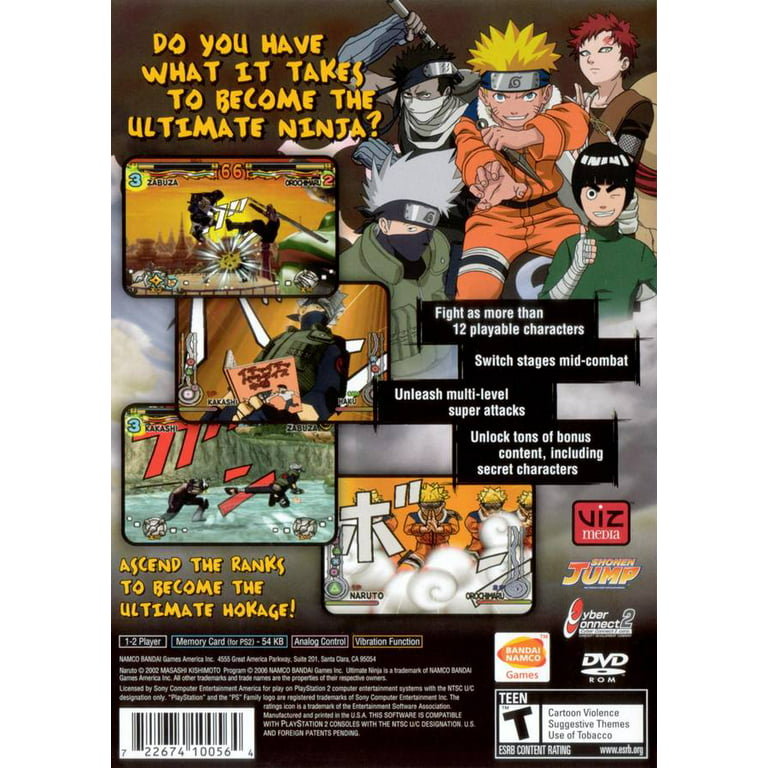 Naruto Ultimate Ninja (Greatest Hits) PS2 Walmart.com