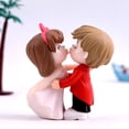 thumbnail image 4 of Desktop Decor,Valentine's Day Decorations Couple Toys Home Decor Boy Dress Girl Wedding Cake Topper, 4 of 9