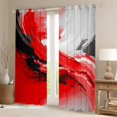 thumbnail image 2 of Manfei Boys Girls Oil Painting Curtains Pack of 2 (42x84 Each),Abstract Gradient Curtains Blackout,Graffiti Splash Bedroom Curtains,Microfiber Bedroom Decor, 2 of 6