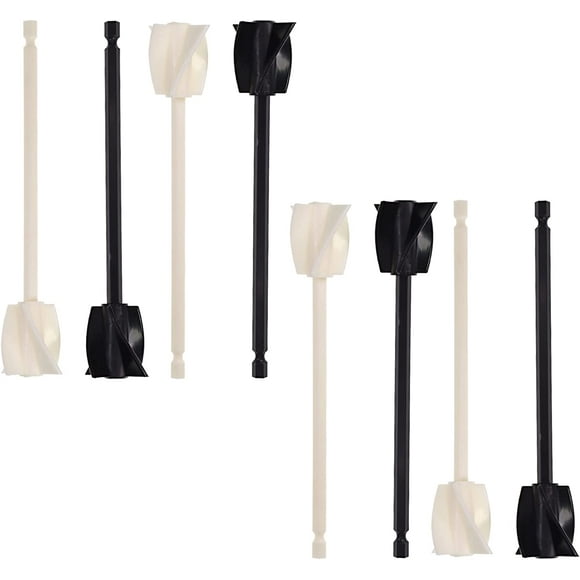 8 Pcs Resin Mixer Paddles Epoxy Mixer for Resin Drill Reusable Paint Mixer Paint Stirrer Reusable Epoxy Mixer Attachment Resin Mixing Paddle Tools for Resin, Epoxy, Silicone Mixing