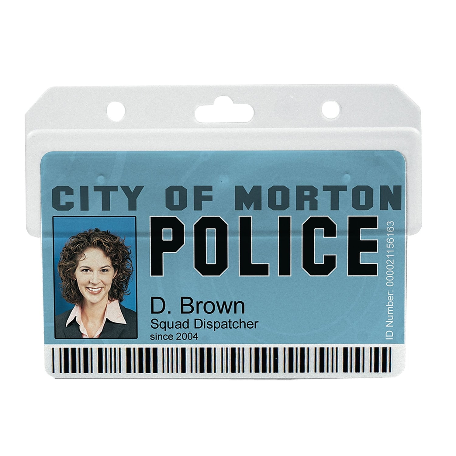 IDville Horizontal Swipe Card Badge Holders Clear 25/Pack ...