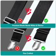 thumbnail image 4 of Correas para guardar sábanas, soporte para sábanas para esquinas, soportes para sábanas, Clips de tirantes, soporte para sábanas ajustable, sujetadores de ligas, abrazaderas para colchón, 4 of 5