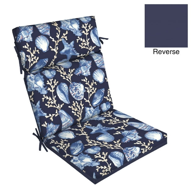 Better Homes Gardens Replacement Chair Cushion Navy Tossed
