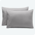 thumbnail image 1 of Bare Home Pillowcase Set - Envelope Closure - Premium 1800 Collection - Double Brushed - Ultra Soft - Standard Size, Light Gray, 2 Count, 1 of 6