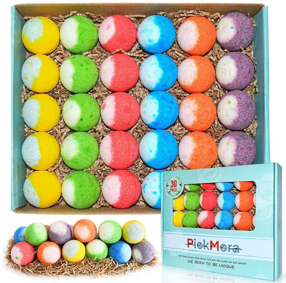 PickMora Bath Bombs Gift Set, 30 Pieces, 6 Scents photo 8