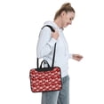 thumbnail image 6 of Lsque Ho-Ho-Ho Pattern Laptop Bag – Portable & Slim Single-Shoulder Computer Case with Adjustable Strap, Protective, Lightweight for 13”/14”/15.6” Laptops, 6 of 8