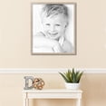 thumbnail image 3 of ArtToFrames 24x28 Inch Silver Thin Picture Frame, This Silver Wood Poster Frame is Great for Your Art or Photos, Comes with 060 Plexi Glass (2WOM-4904), 3 of 7