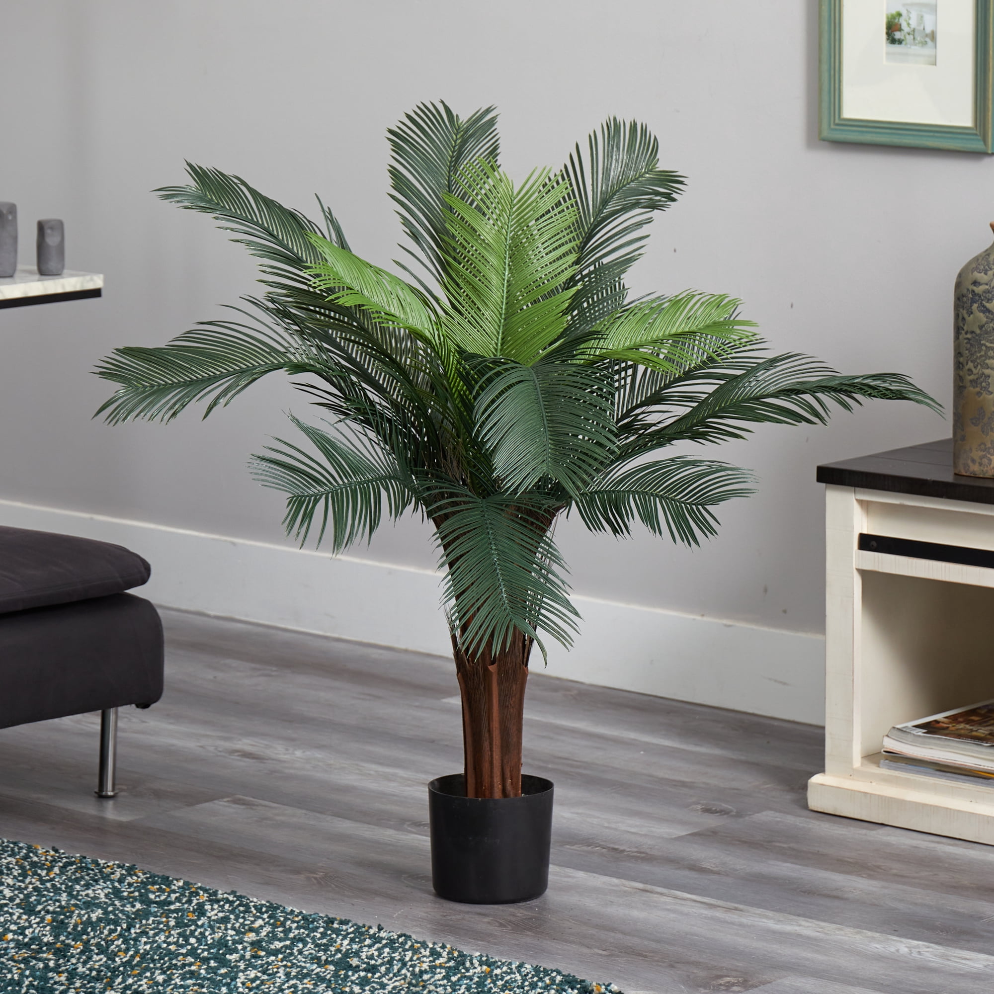 Nearly Natural 3' Cycas Artificial Tree (Indoor/Outdoor)