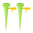 thumbnail image 3 of D-GROEE Plant Self Watering Spikes Devices, 10 Pack Automatic Irrigation Equipment Plant Waterer with Slow Release Control Valve, Adjustable Water Volume Drip System for Home Plant Watering, 3 of 7