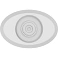 thumbnail image 2 of Ekena Millwork 4"W x 2 3/4"H x 1/2"P Standard Dalton Bullseye Rosette with Beveled Edge, 2 of 4