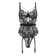 thumbnail image 2 of Gibobby Conjunto de lencería de encaje Ropa Interior Sexy con Cuello En V para Mujer, Lencería Sexy, Ropa Interior con Cordón Sin Espalda De Lencería(Negro, M), 2 of 5