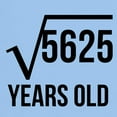 thumbnail image 3 of CafePress - 75 Years Old Square Root T Shirt - Men's Classic Graphic T-Shirt, 3 of 4