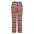 thumbnail image 7 of cfhntfmh Fleece Lined Pajama Pants Women Plaid Fluffy Pajama Pants Lounge Pants Pjs Bottom Winter Clothing for Women（Pink,Free Size), 7 of 7