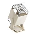 thumbnail image 2 of Bloque de cuchillos Soporte de drenaje para cuchillos Multifuncional Moderno Antideslizante Giratorio Múltiples Blanco, 2 of 9