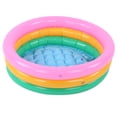 thumbnail image 2 of 1 Pce Bassin de Piscine pour Enfants en PVC Robuste, Couleur Vive, Forme Ronde, Bassin pour Bébé, 2 of 7