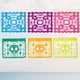 thumbnail image 2 of KAKOWELY Papel picado no tejido con estampado de calavera mexicana, 6 paneles multicolor (naranja, amarillo, verde, rosa, rojo, azul y morado), 2 of 5
