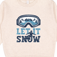 thumbnail image 3 of Inktastic Let It Snow Snowboarding Toddler Sweatshirt, 3 of 4