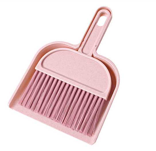 Desk 3 in 1 Mini Dustpan and Brush Set,Desktop Multi-Functional Cleaning Broom Brush for Sofa Pet House Cleaning Car Trunk & Seats