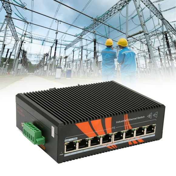 Ethernet Switch, 12 To 58V DC Industrial Ethernet Switches for Electricity