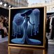 thumbnail image 1 of Elegant Lady DIY Rhinestone Art KitGraceful Female Figure PatternHigh-Quality Canvas Shiny Diamonds FullPartial Drill For Home Wall, 1 of 5