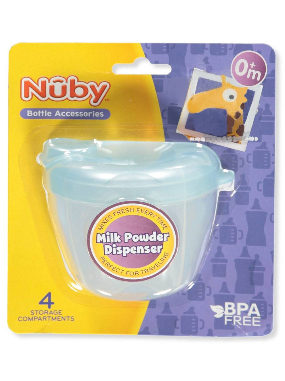 1 Nuby Milk Powder Dispenser Color May Vary Colors May Vary Plus Free Bonus 1 Baby Washcloth 