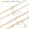 thumbnail image 7 of BEBERLINI Women Mariner Chain Anklet 14K Gold Filled Ankle Bracelet 10" Foot Jewelry 4 mm, 7 of 7