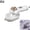 White, variant on Mini Steam Iron - Portable Travel Steamer for Clothes, Handheld 2 in 1 Garment Steamer with Dry Ironingfor Powerful Steam, 15s Fast Heat-up for Quick Wrinkle Removal