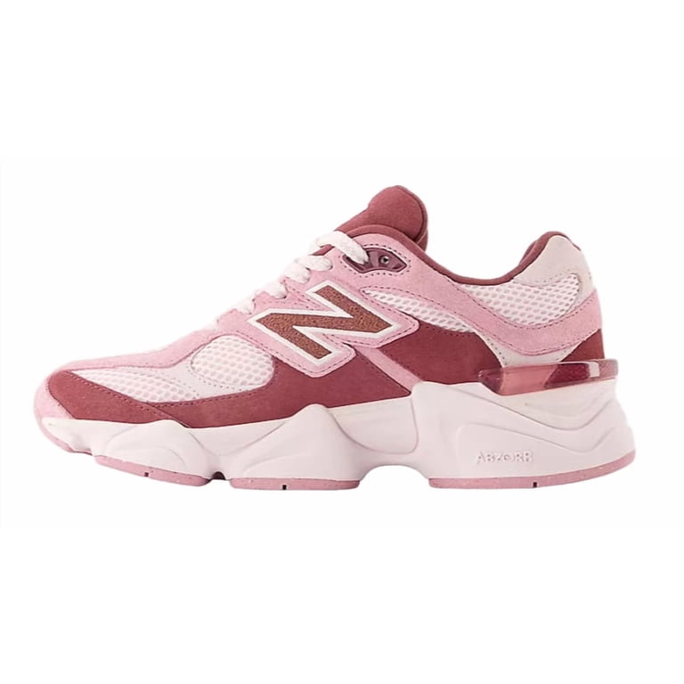 New Balance 9060 Pink Granite Washed Burgundy (GS) - Walmart.com