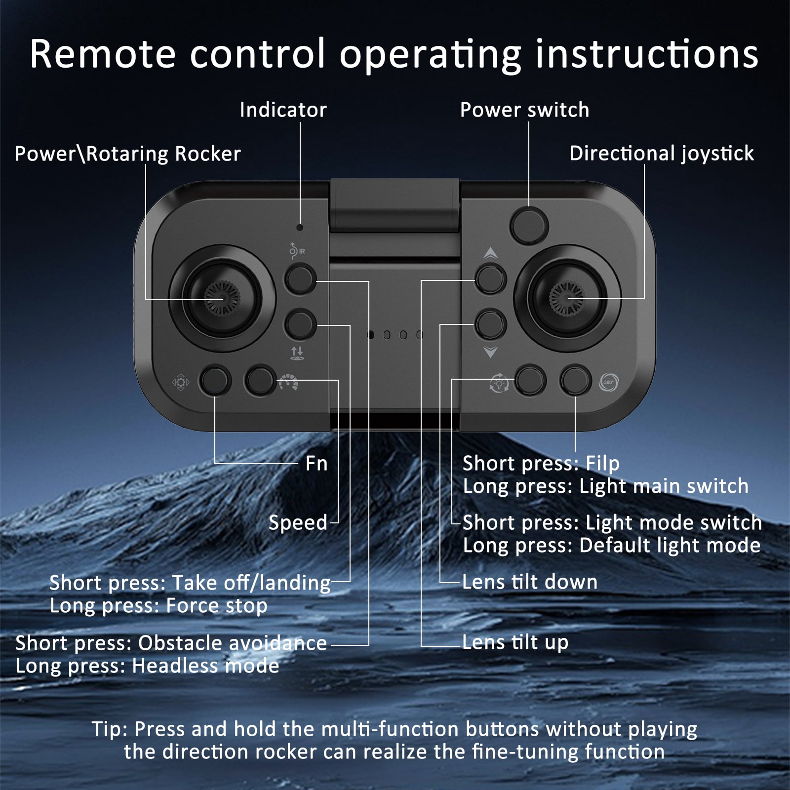 RC Folding Arm Drone, 30W HD Camera, Gesture Control, WIFI FPV Selfie Drone, 2.4G RC Quadcopter