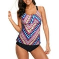 thumbnail image 3 of Haut de Tankini à Dos Nageur à Rayures Imprimées pour Femmes Sans Bas S - TTTG, 3 of 5