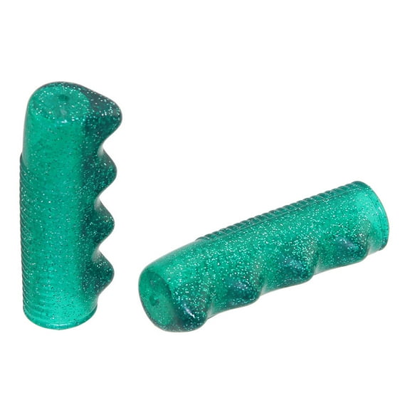 Alta Bicycle Mini Lowrider Sparkle Flake Bicycle Grips, Multiple Colors. (Green)