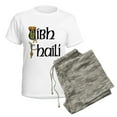 thumbnail image 5 of CafePress - Offaly (Gaelic) Women's Light Pajamas - Women's Short Sleeve Print T-Shirt and Pants Light Cotton Pajama Set, 5 of 7
