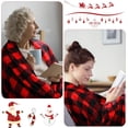 thumbnail image 4 of Large Christmas Black and Red Buffalo Plaid Blanket Mama Bear Gifts for Mom Soft Flannel Blanket Presents for Birthday Mother''s Day from Daughter Son Husband 50 x 60 Inch, 4 of 6