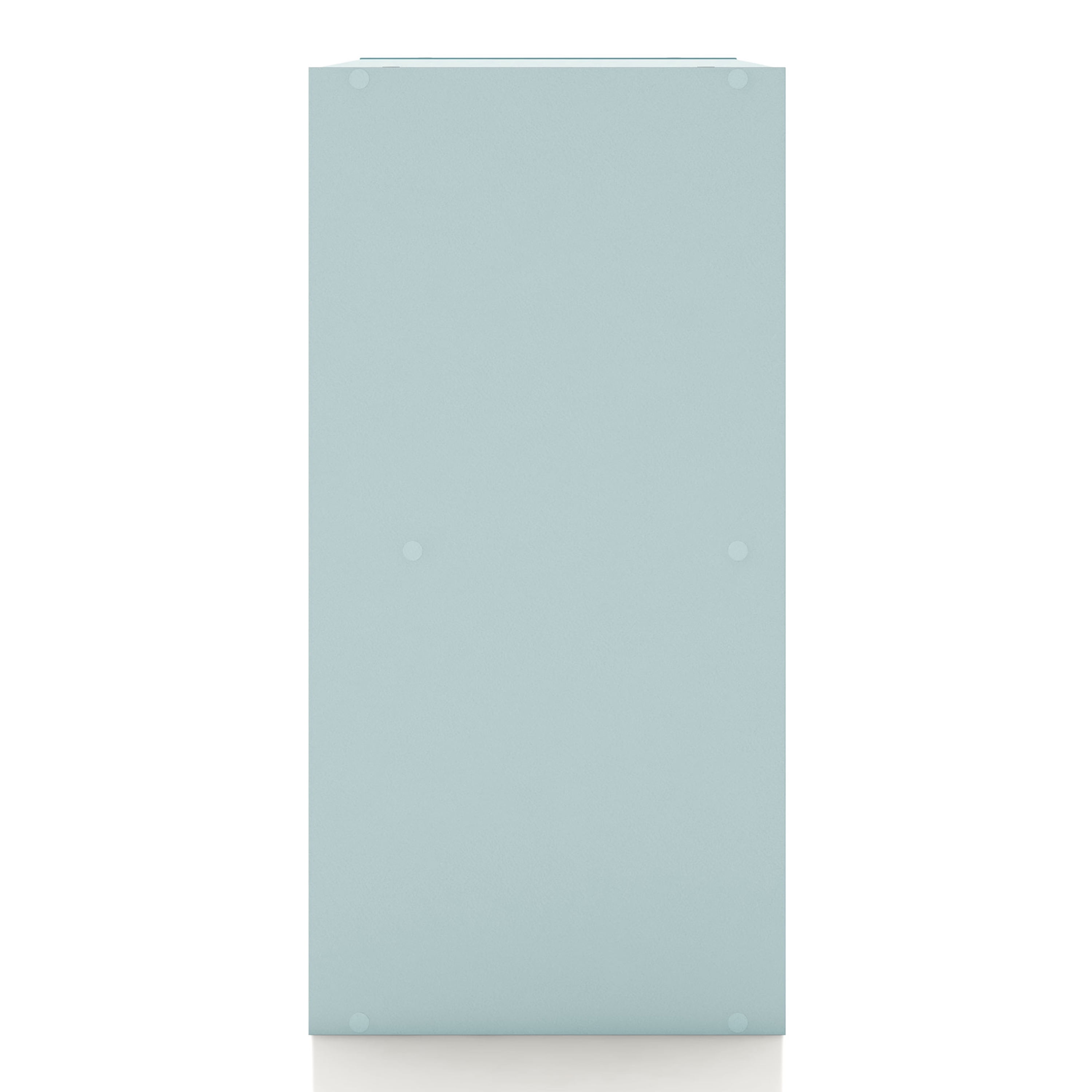 Furniture of America Brooks Stackable 4-Cube Wood Light Blue Kids Bookcase