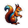 thumbnail image 6 of cartoon Squirrel Stickers Stickers, Waterproof Squirrel Stickers Sticker for Water Bottle Laptop Phone Cases Planner Skateboard Luggage Helmet Party Favor Decor, Ideal for Adults Teens Teacher Rewards, 6 of 9