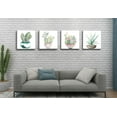 thumbnail image 2 of Colorful Flowers Canvas Wall Art, Floral Artwork Painting Prints ModernBathroom Pictures Framed for Living Room Bedroom Office Home Decor - 16"x16"x4 panel, 2 of 6