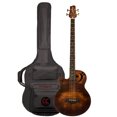 thumbnail image 1 of Sawtooth Rudy Sarzo Signature Left-Handed Acoustic-Electric Bass Guitar, Includes Padded Gig Bag, 1 of 1