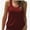 Wine red, variant on Women Summer Deep V Neck Tank Top Loose Fit Flowy Sleeveless Shirt